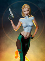 La statuette de Abbey Chase dans les comics Danger Girl par Sideshow est en promo