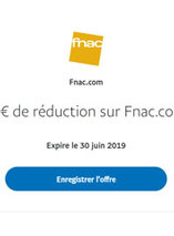 10€ de réduction immédiate dès 20€ d’achats sur la Fnac