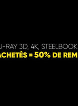 4 steelbook achetés = 50% de réduction immédiate