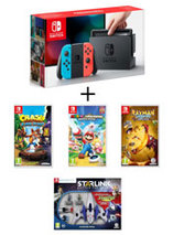 La Nintendo Switch + 4 jeux est en promo