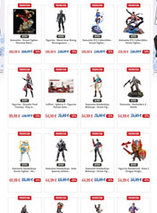 Une sélection de figurines en promo