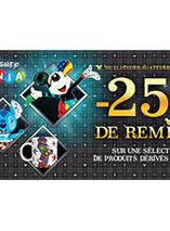 25% de remise sur une sélection de produits dérivés Disney