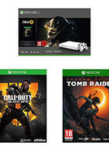 La Xbox One X édition limitée Blanc Robot avec 3 jeux est en promo