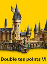 Double des points VIP offert pour le château de Poudlard en LEGO