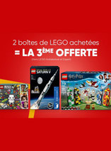 2 boîtes LEGO achetés = La 3ème offerte