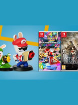 1 jeu switch acheté = 1 figurine mario et les lapins crétins offerte