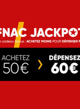 La carte cadeaux Jackpot de la Fnac sont de retour en promo (2019)