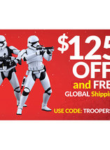 Frais de port gratuit et 125$ de réduction sur les 2 Stormtroopers Hot Toys
