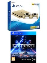 La PS4 Slim Gold avec 2 manettes + Battlefront 2 est en promo à moins de 315€