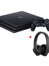 La PS4 Pro Noire + un casque sans fil gold est en promo