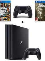 Le pack PS4 Pro + 2ème manette + GTA V + Fallout 4 soldé à moins de 400€