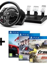 Le T300RS Gran Turismo + Assetto Corsa + F1 2016 + The Crew Wild Run à moins de 260€