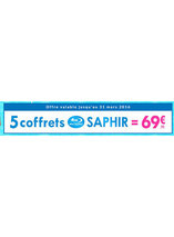 5 coffrets Blu-Ray Saphir pour 69.95 €
