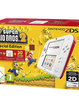 Console 2DS NINTENDO 2DS Blanc/Rouge + New Super Mario Bros 2