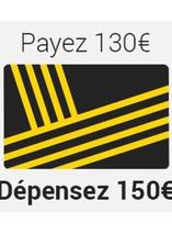 15% de réduction sur des bons d’achat pour les adhérents