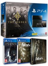 Pack PS4 500 Go + The Order 1886 + Fallout 4 + Steelbook + Dishonored – Definitive edition