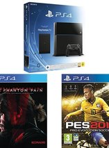 PS4 500Go + PS TV + Metal Gear Solid V + PES 2016