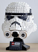La réplique en LEGO du casque de Stormtrooper dans Star Wars est en promo