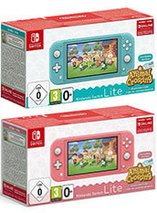 Les Nintendo Switch Lite bleu et rose + Animal Crossing sont en promo