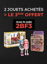 2 jouets achetés = le 3ème offert sur Cdiscount