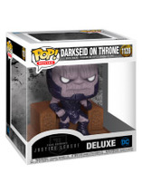 La figurine Funko Pop Darkseid sur son trône dans Justice League