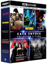 Le coffret 5 films de Zack Snyder en blu-ray 2D+4K est en promo