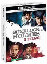 Le Coffret avec les deux films Sherlock Holmes en blu-ray 2D+4K est en promo