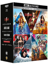 Le Coffret blu-ray 2D+4K des 7 films du DC Universe est en promo
