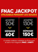 Les cartes cadeaux Jackpot de la Fnac sont de retour en promo (2022)