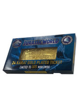 Le ticket plaqué Or 24k de Jurassic World est en promo