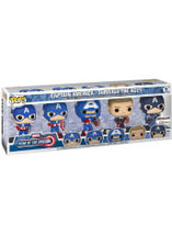 La collection de figurines Funko Pop Marvel de Captain America est en promo