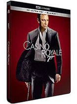 Le steelbook de Casino Royale en blu-ray 2D+4K est en promo