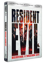 Le steelbook du film Resident Evil Bienvenue à Raccoon City est en promo