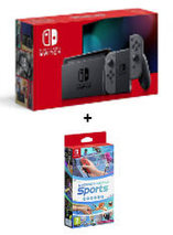 Le pack Nintendo Switch Grise + Nintendo Switch sport est en promo