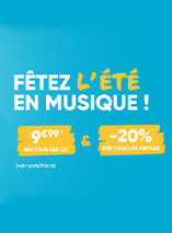 promo Fnac sur les vinyles pour la fêtes de la musique 