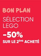 1 LEGO acheté = le 2ème à -50% sur la Fnac