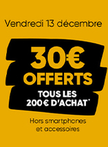 30€ offerts tous les 200€ d’achats sur la Fnac (2024)