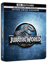 Le steelbook de Jurassic World en blu-ray 2D+4K est en promo