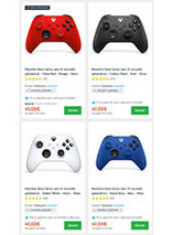 Les manettes colorés Xbox Series X sont en promo