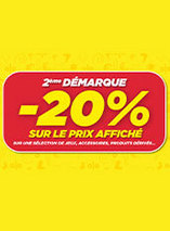-20% de remise supplémentaire sur Micromania