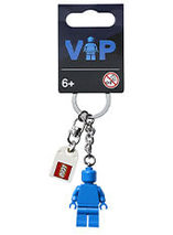 Un Porte-clés minifigurine LEGO bleu offert