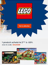 -50% sur le 2ème LEGO achetés sur Cdiscount