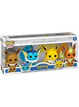 Le pack de 4 figurines Funko Pop Pokémon des évolutions de Evoli est en promo