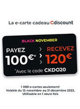 La carte cadeau Cdiscount est en promo