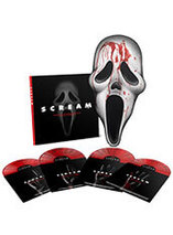La bande originale de la saga Scream en coffret vinyle rouge marbré est en promo