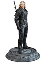 La figurine de Geralt de Riv dans la série The Witcher sur Netflix est en promo