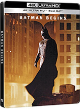 L'édition boitier steelbook Blu-ray 4K de Batman Begins est en promo