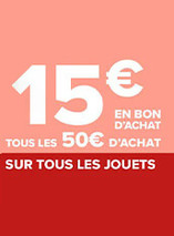 15€ offerts tous les 50€ d’achat sur Carrefour