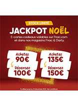 Les cartes cadeaux Jackpot de la Fnac sont de retour en promo (2023)