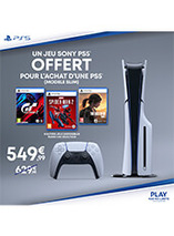 La PS5 Slim blu-ray (+1 jeu au choix) est en promo